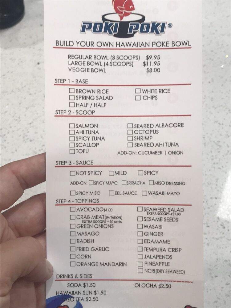 Poki Poki - Escondido, CA menu_pic