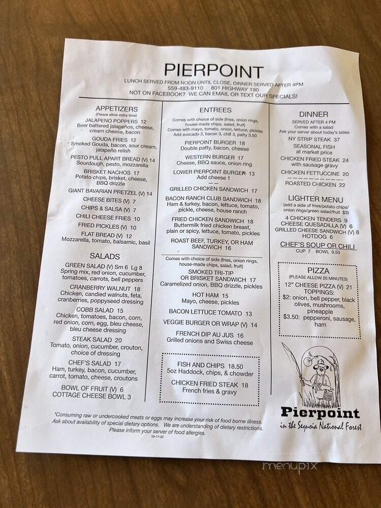 Pierpoint Bar & Grill - Springville, CA