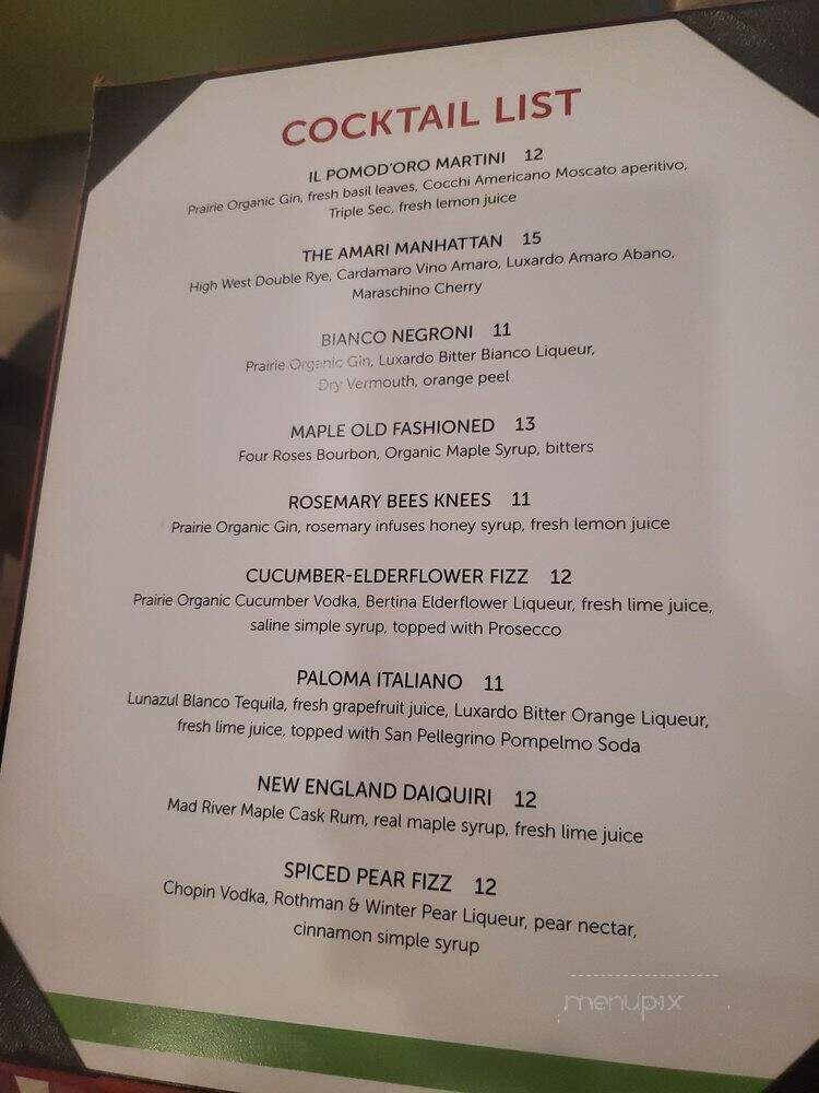 Il Pomod'Oro Restaurant & Pizzeria - East Lyme, CT menu_pic