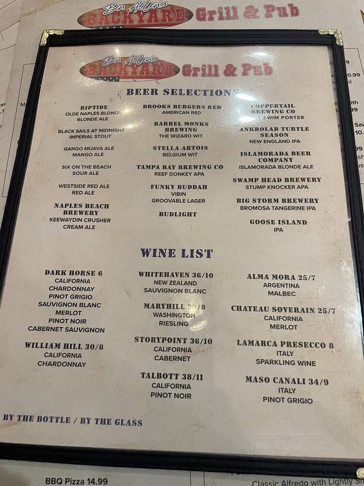 Brooks Gourmet Burgers & Dogs - Naples, FL menu_pic