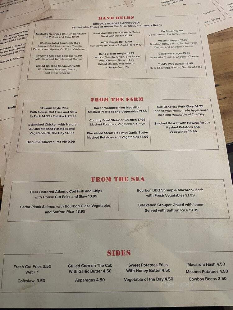 Brooks Gourmet Burgers & Dogs - Naples, FL menu_pic