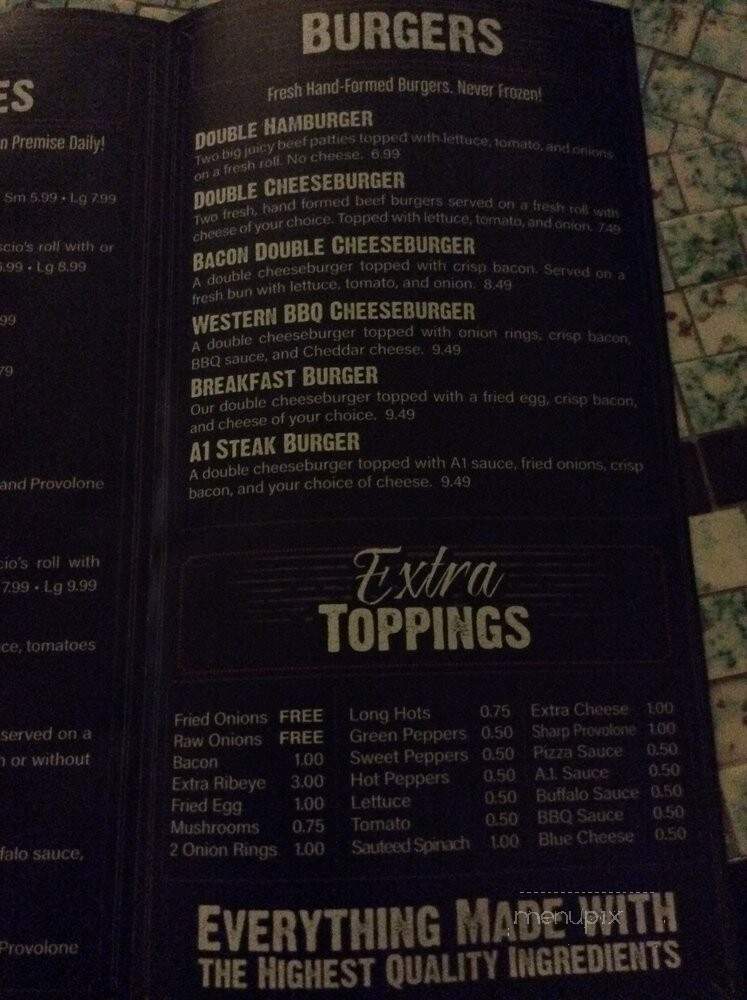 Frank's Steaks & Burgers - Philadelphia, PA menu_pic