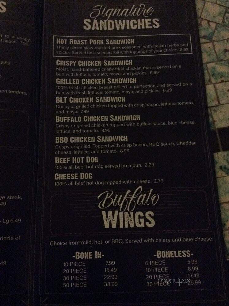 Frank's Steaks & Burgers - Philadelphia, PA menu_pic