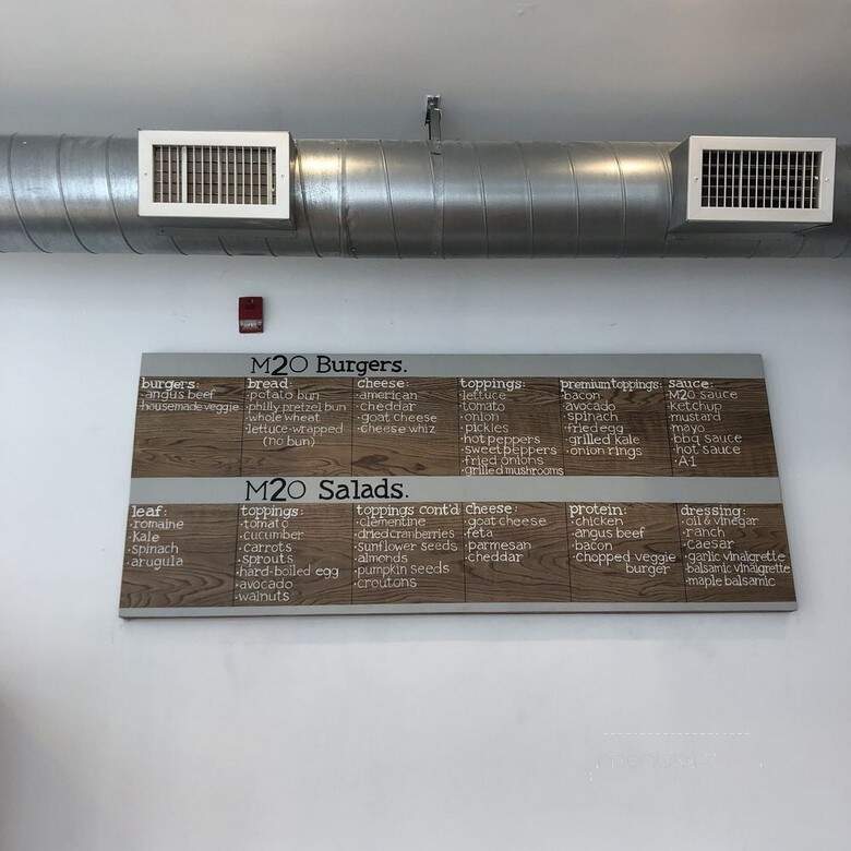 M2O Burgers & Salads - Philadelphia, PA menu_pic