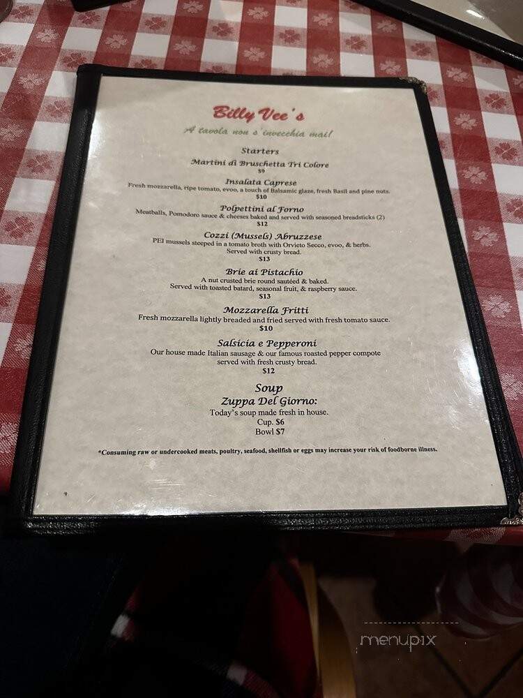 Billy Vee's Italian Restaurant - West Des Moines, IA