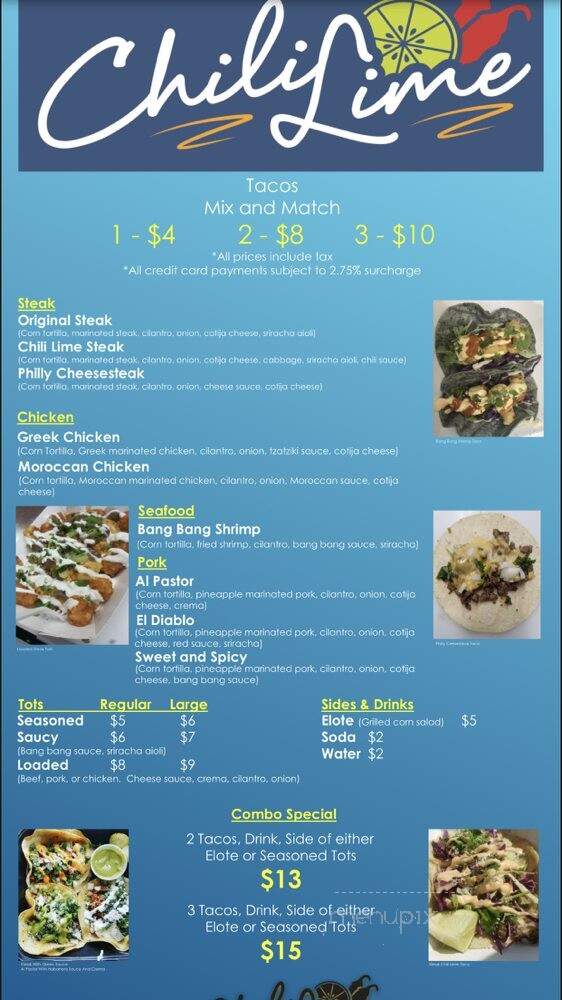 Chili Lime - Anoka, MN menu_pic