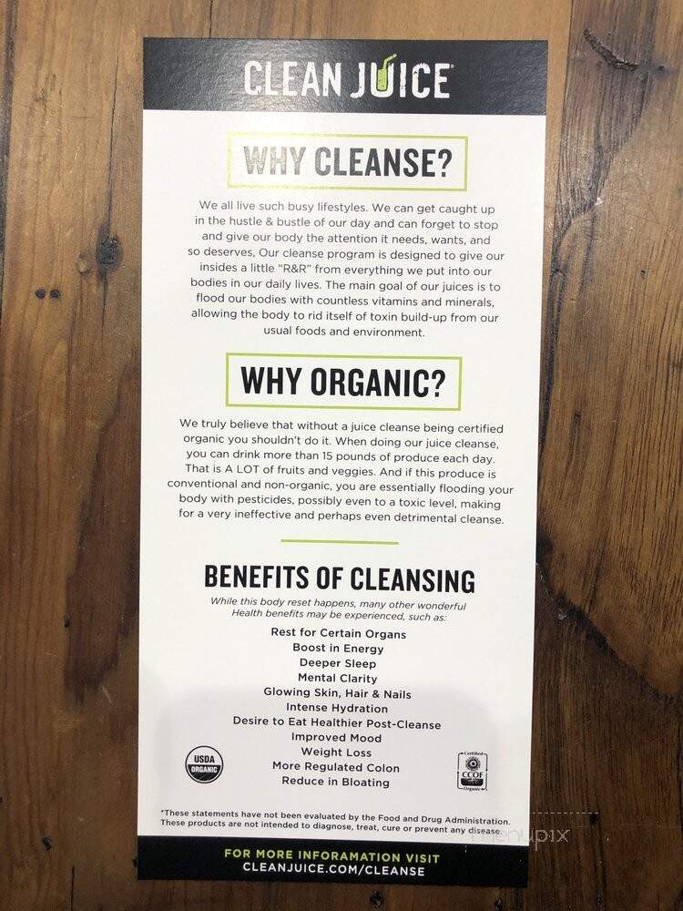Clean Juice - Charleston, SC