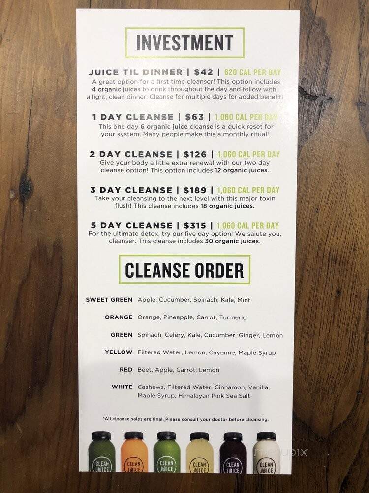 Clean Juice - Charleston, SC