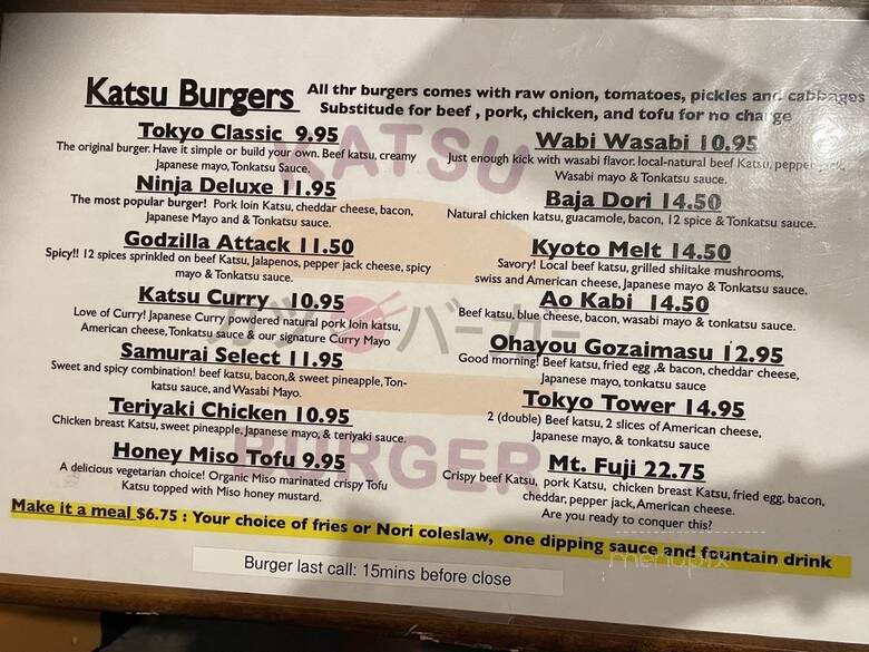 Katsu Burger & Sushi - Seattle, WA