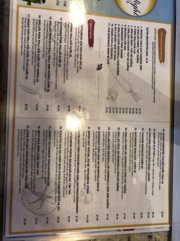 Moonlight Teahouse - Pinellas Park, FL menu_pic