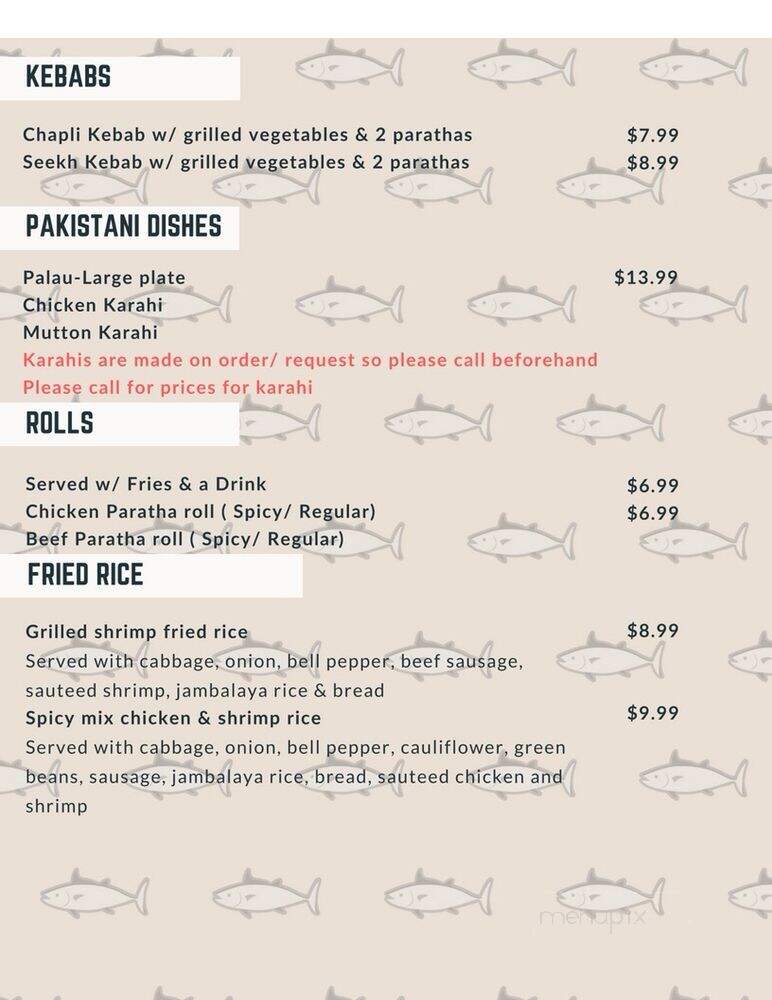 Texas Fish Place - Houston, TX menu_pic