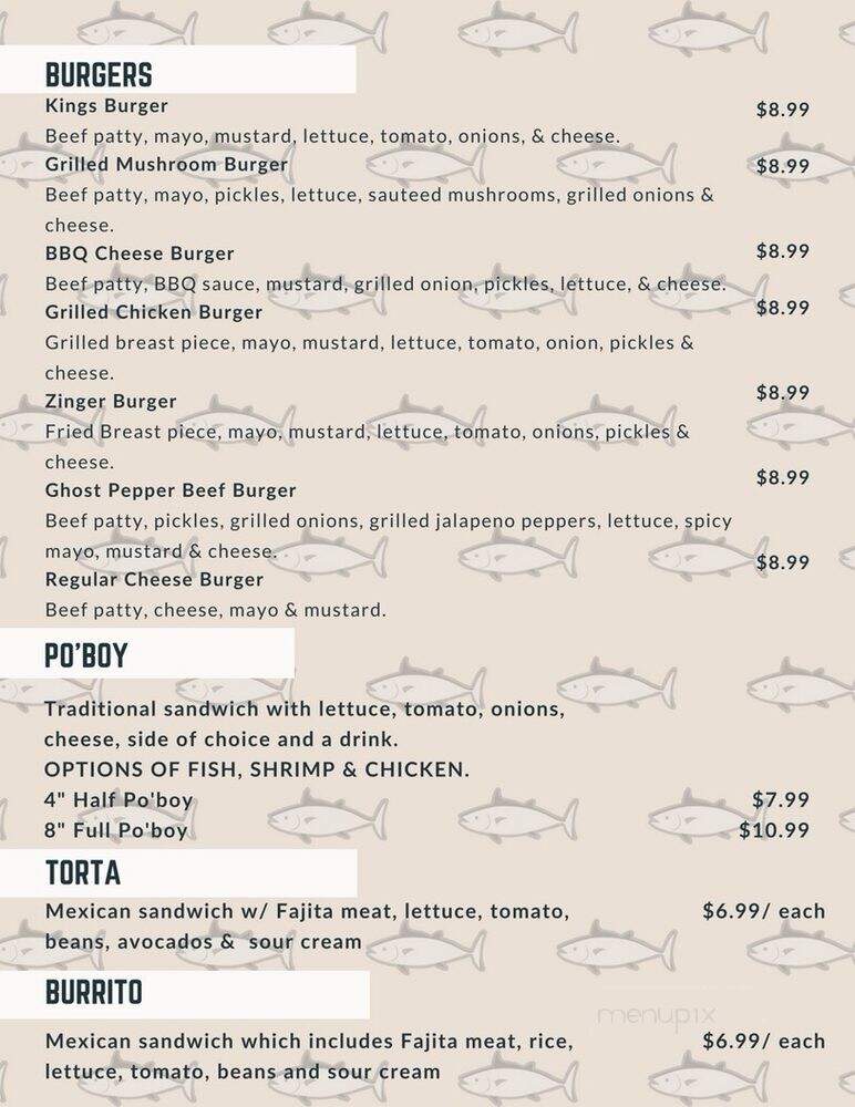 Texas Fish Place - Houston, TX menu_pic