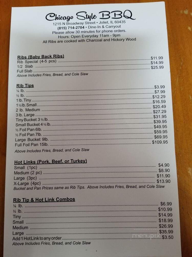 Chicago style bbq hotsell