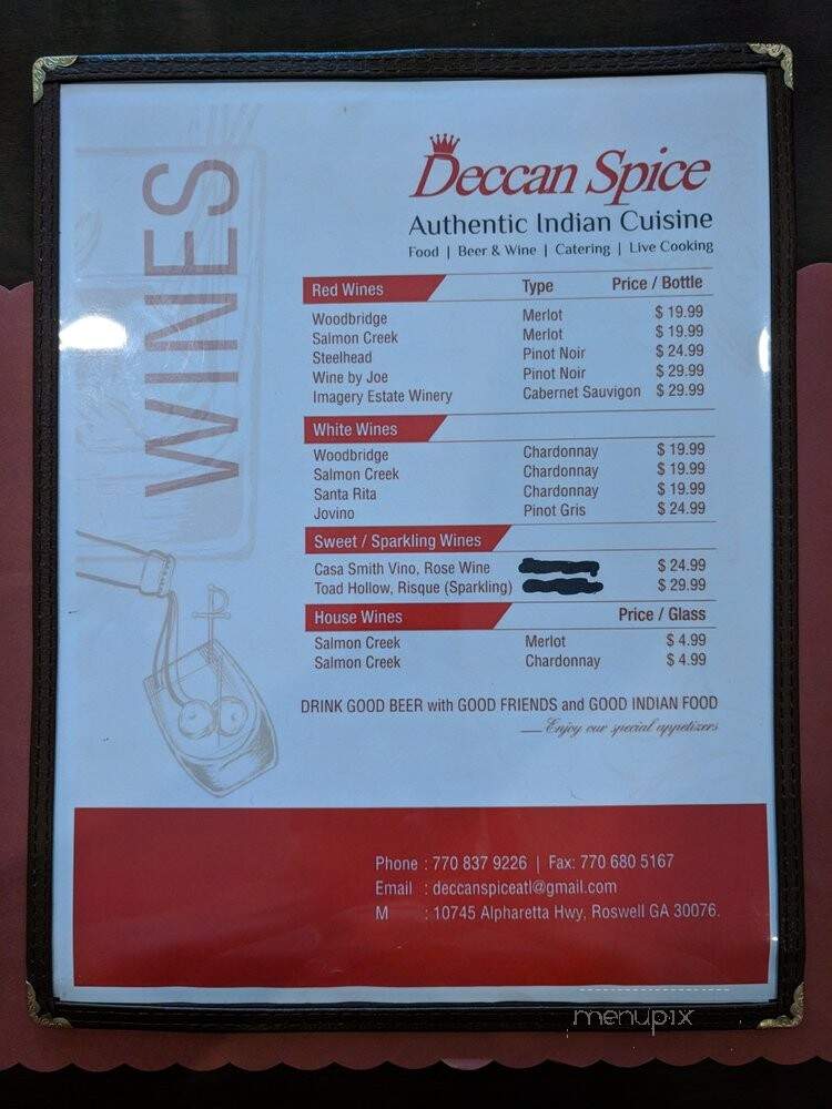 Deccan Spice Authentic Indian Cuisine - Roswell, GA