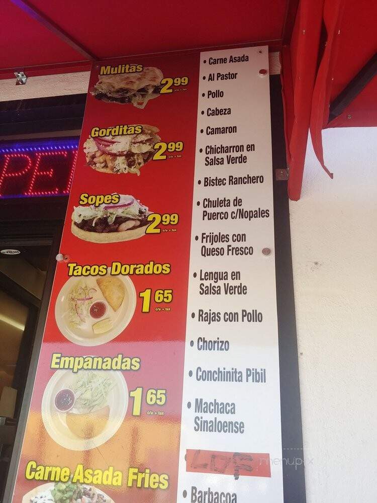 Guisados Al Patron - Bell Gardens, CA menu_pic