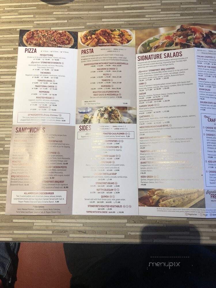 Stonefire Grill - Ventura, CA menu_pic