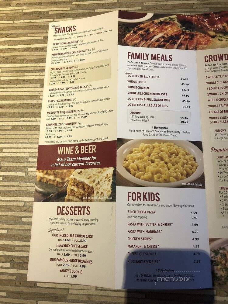 Stonefire Grill - Ventura, CA menu_pic