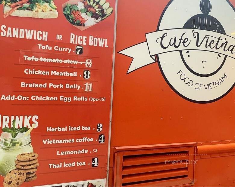 Cafe Vietnam Truck - Playa Vista, CA menu_pic