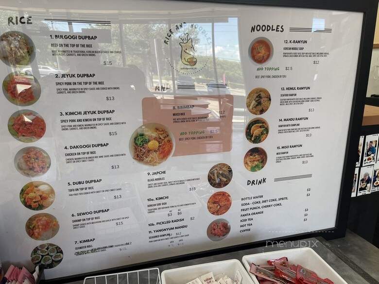 Rice and Noodles - Jacksonville, FL menu_pic