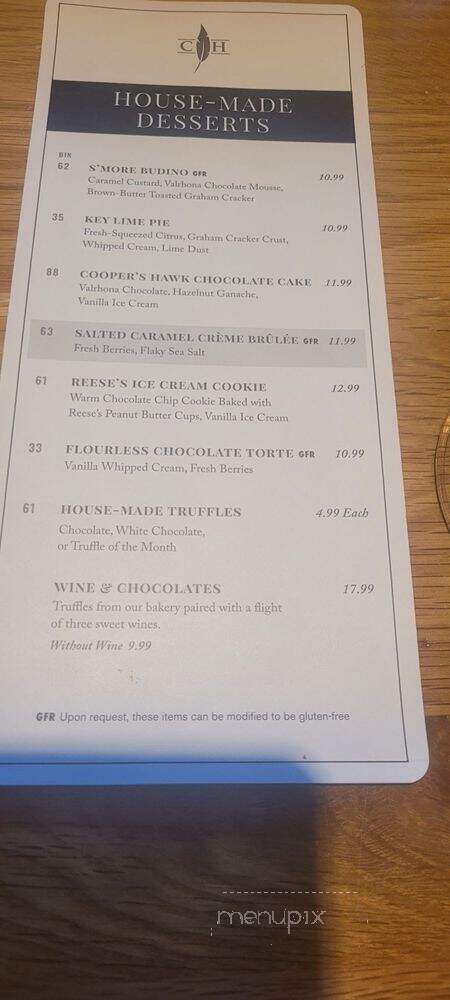 Cooper's Hawk Winery & Restaurant - Pembroke Pines, FL