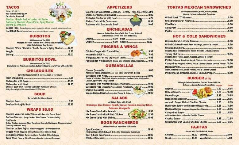 Compadres77 Mexican Restaurant - Forest Hills, NY