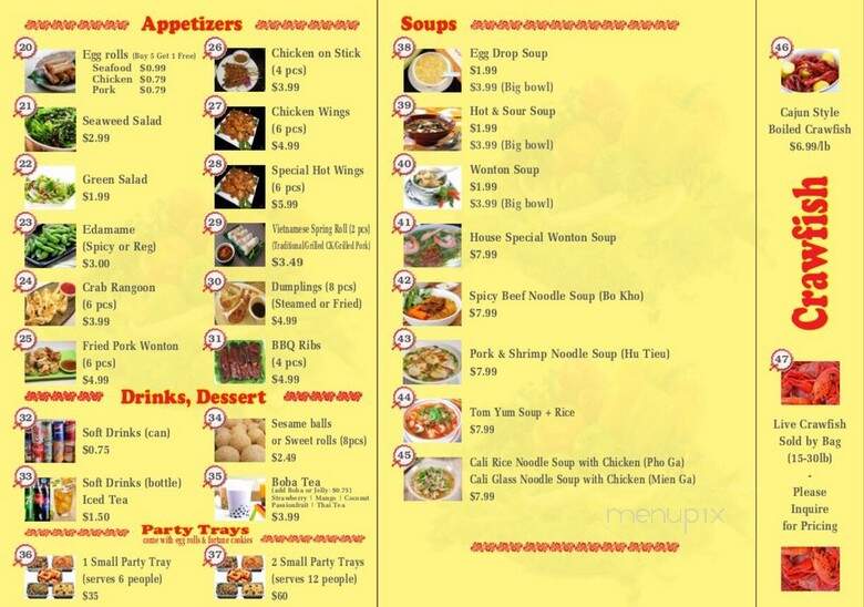 Hibachi Xpress - Fort Worth, TX menu_pic