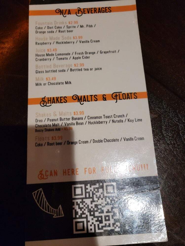 Incrediburger and Eggs - Spokane, WA menu_pic