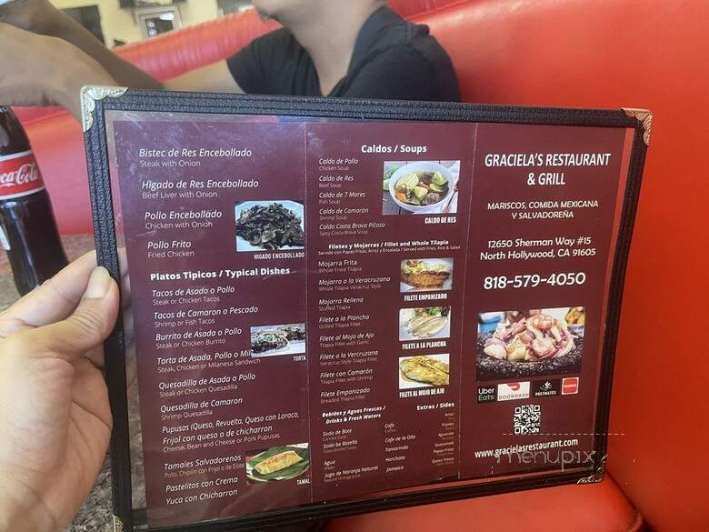 Graciela's Restaurant & Grill - North Hollywood, CA menu_pic