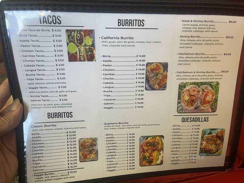 Graciela's Restaurant & Grill - North Hollywood, CA menu_pic