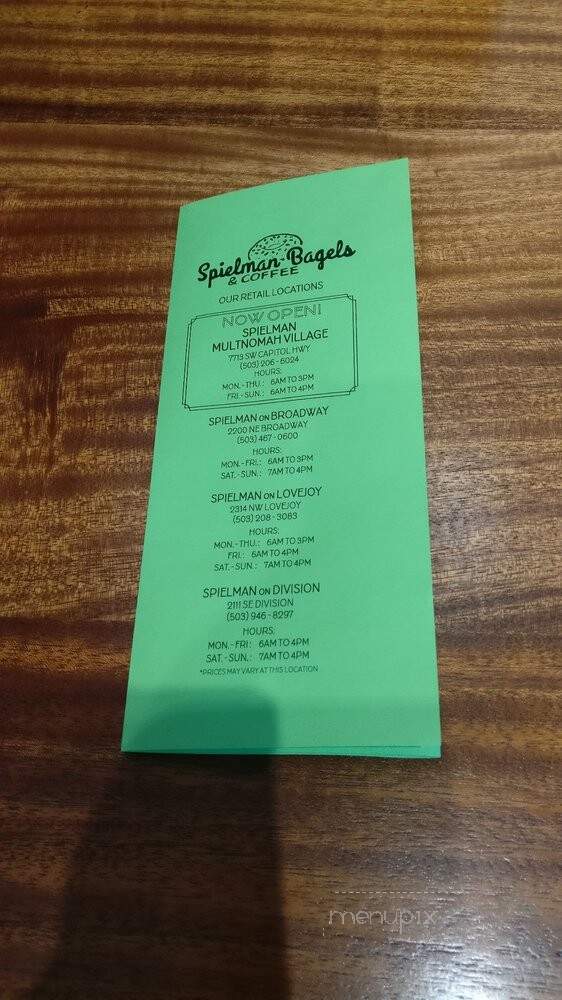 Spielman Bagels & Coffee - Portland, OR