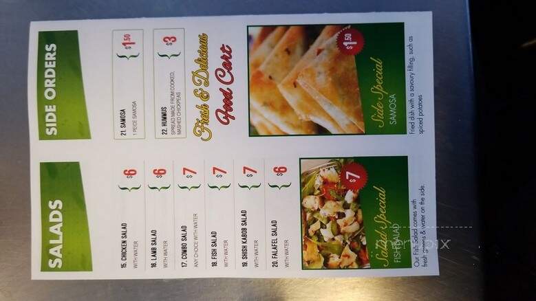 Zara Halal Food Cart - Bensalem, PA menu_pic