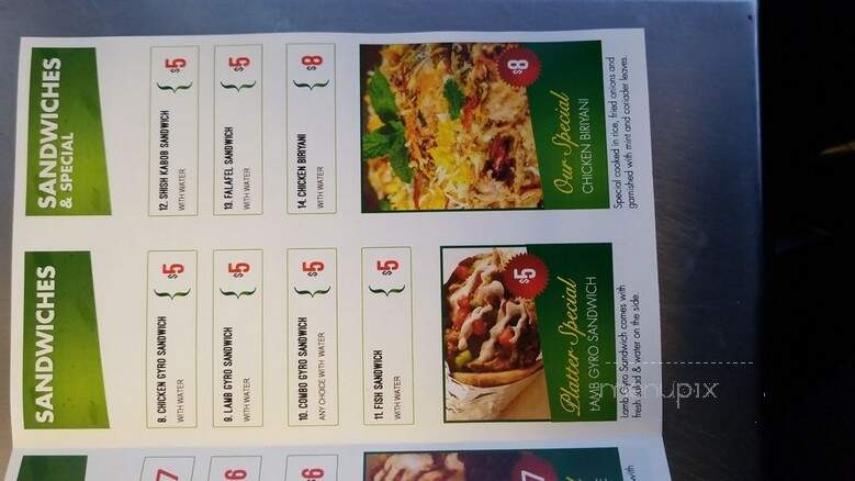 Zara Halal Food Cart - Bensalem, PA menu_pic