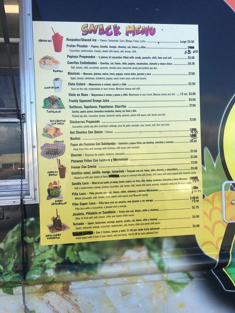 Antojos Locos - Burlington, WA menu_pic