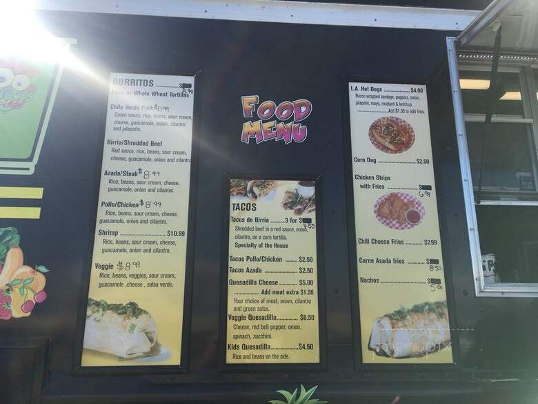 Antojos Locos - Burlington, WA menu_pic