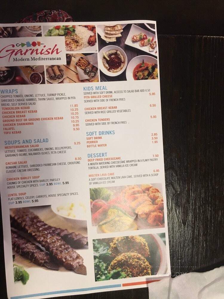 Garnish Modern Mediterranean - Rancho Cucamonga, CA menu_pic