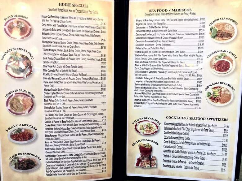 Mauricio's Mexican food and Pizza - Covina, CA menu_pic
