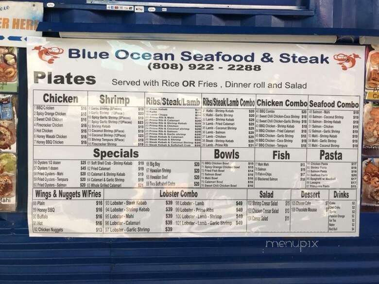 Blue Ocean Seafood & Steak - Honolulu, HI