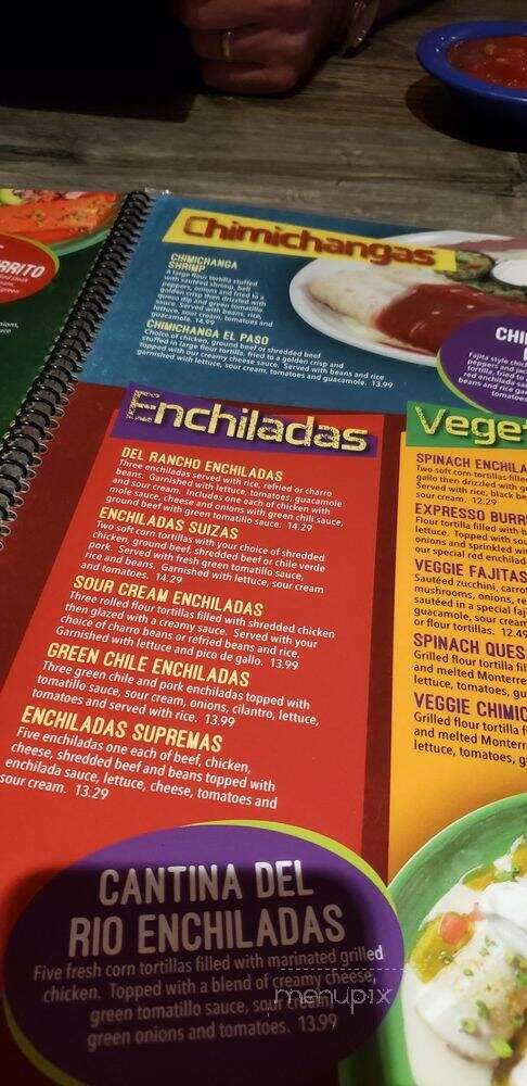 Cantina del Rio - Warwick, RI menu_pic