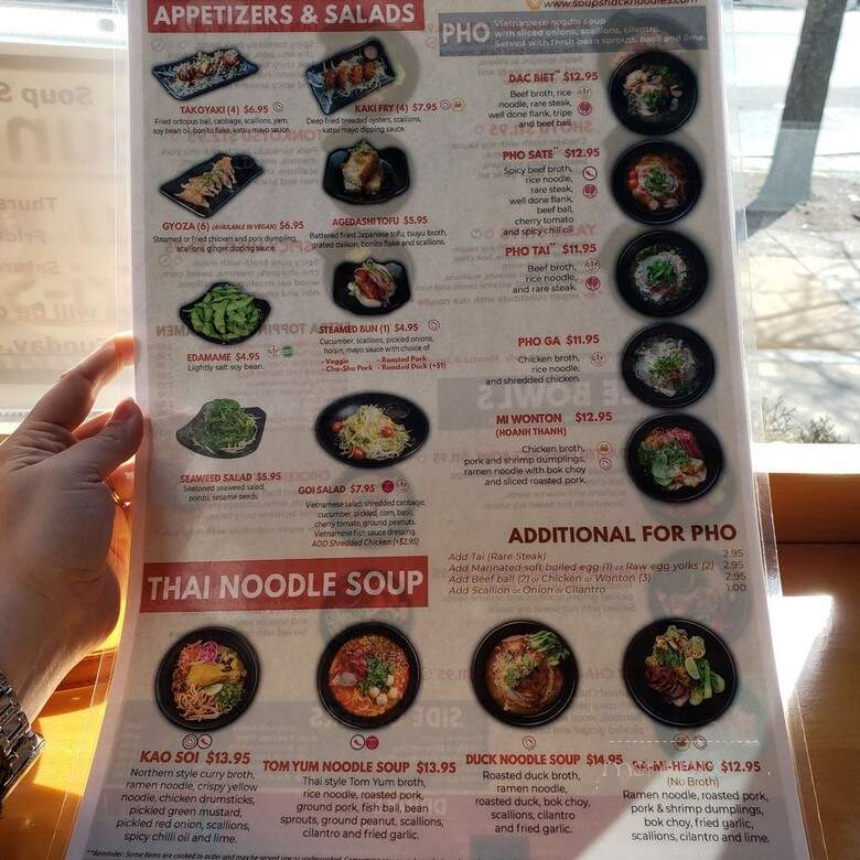 Soup Shack - Boston, MA menu_pic