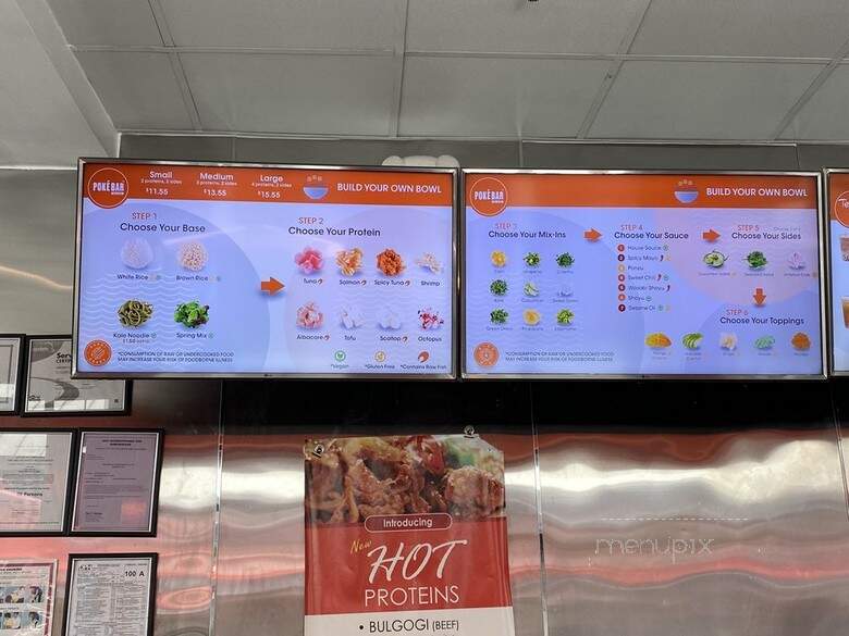 Poke Bar - Peachtree City, GA menu_pic