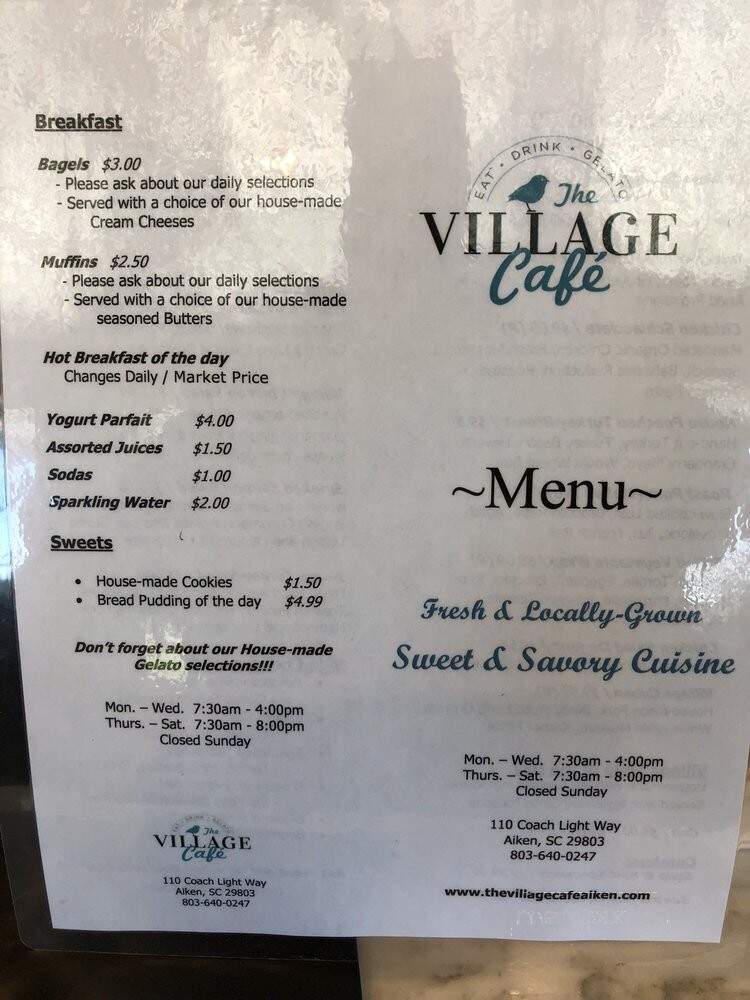 The Village Cafe - Aiken, SC