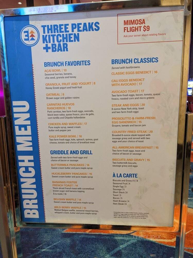 Three Peaks Kitchen + Bar - Airway Heights, WA menu_pic