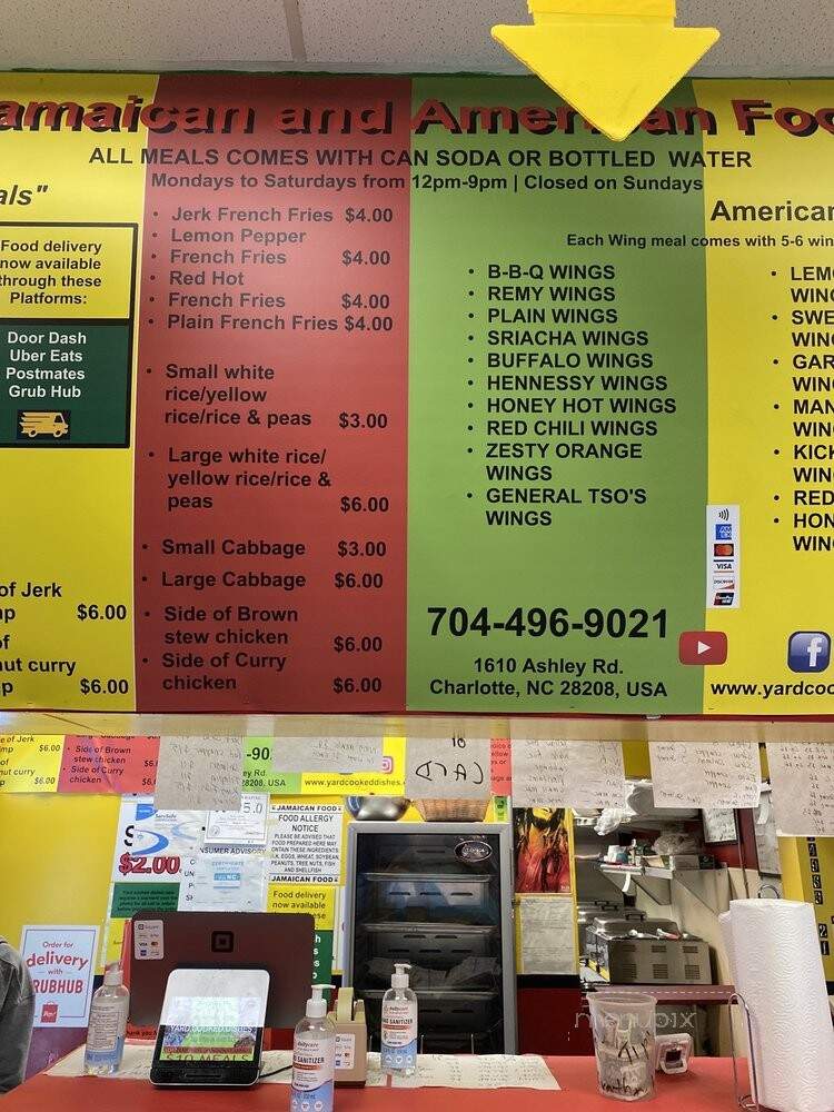 Yard Cooked Dishes - Charlotte, NC menu_pic