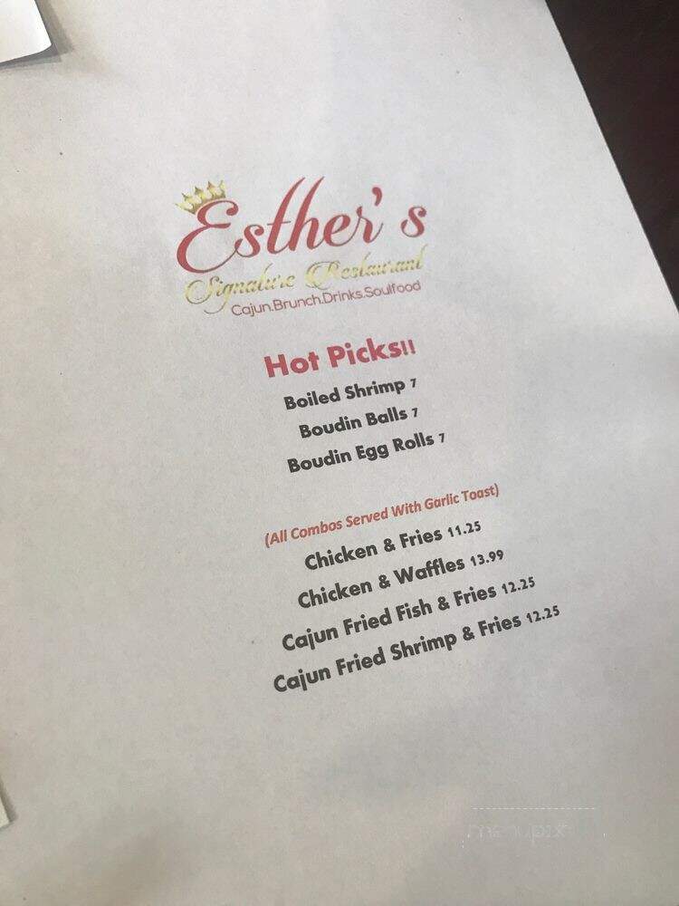Esther's Signature Dish - Houston, TX