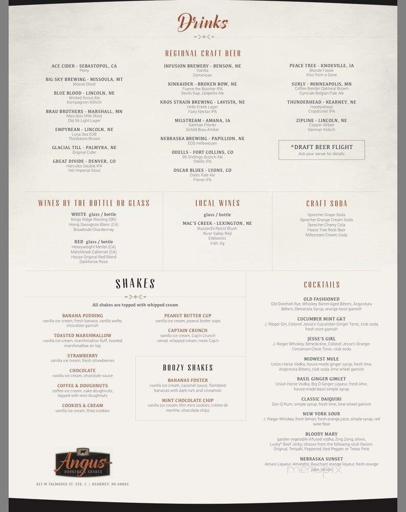 Angus Burgers and Shakes - Omaha, NE
