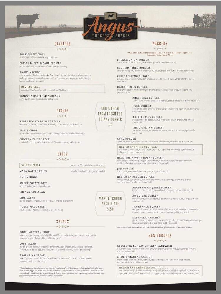 Angus Burgers and Shakes - Omaha, NE
