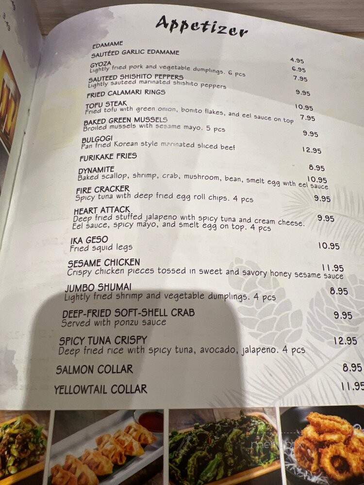 Tokai Sushi - Santa Clarita, CA menu_pic