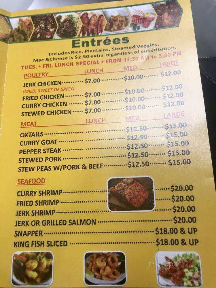 Taste Of The Island - South Amboy, NJ menu_pic