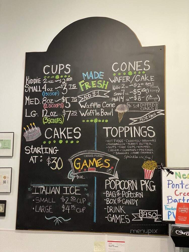 Chilled Flavors - Ponte Vedra, FL menu_pic