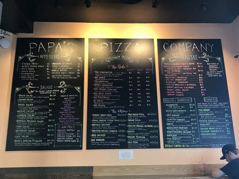 Papa's Pizza Company - Boston, MA menu_pic